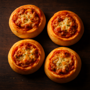 Mit Thunfisch & Käse (Pizza Brötchen)