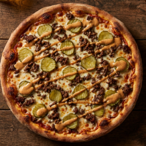 Cheeseburger Pizza