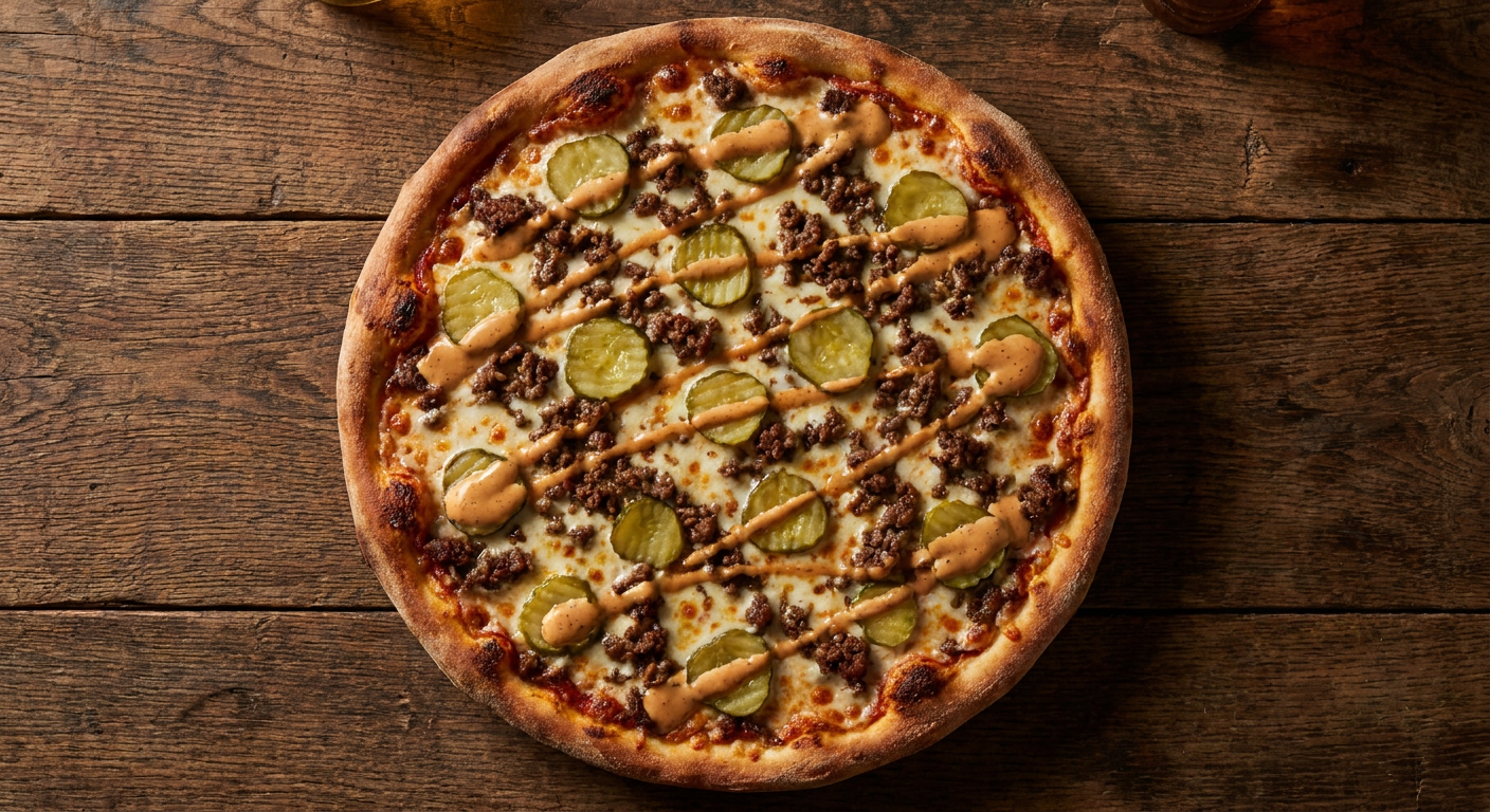 Cheeseburger Pizza