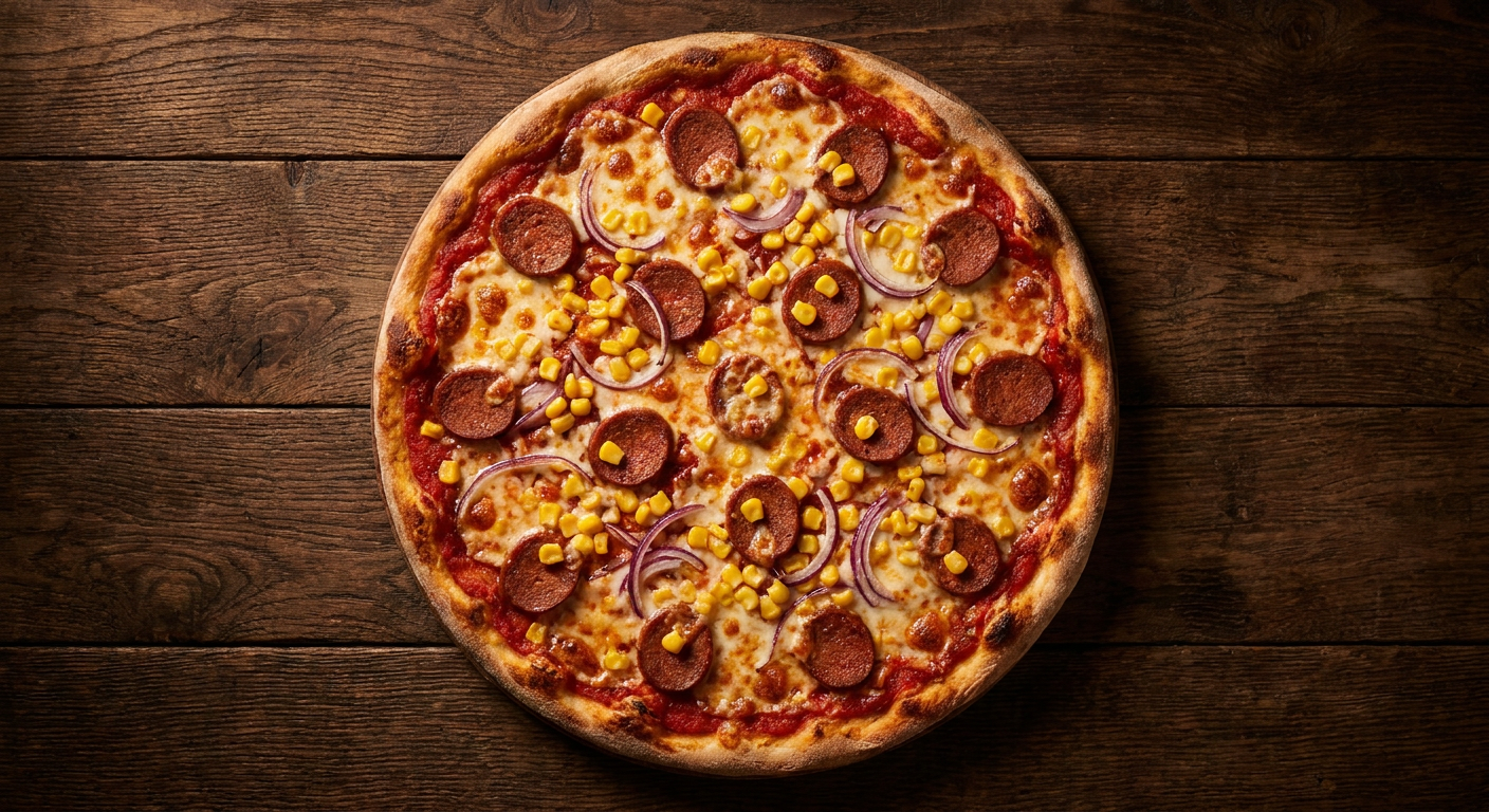 Vegetarisch Sucuk/Mais/Zwiebel